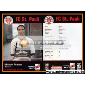 Autogramm Fussball | FC St. Pauli | 1998 | Michael MASON