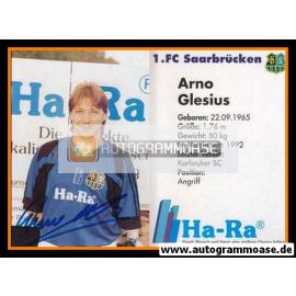 Autogramm Fussball | 1. FC Saarbrücken | 1992 | Arno GLESIUS