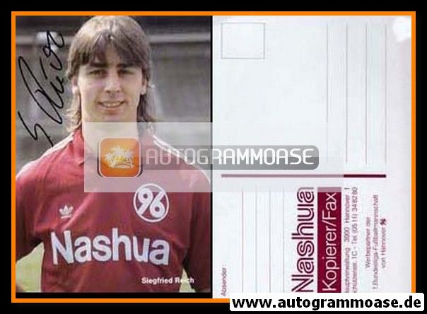 Autogramm Fussball | Hannover 96 | 1988 Druck | Siegfried REICH
