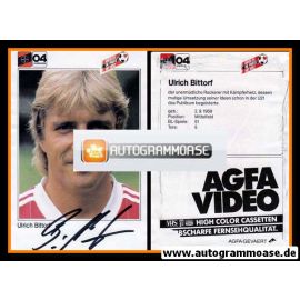 Autogramm Fussball | Bayer Leverkusen | 1983 | Ulrich BITTORF