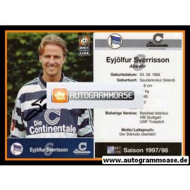 Autogramm Fussball | Hertha BSC Berlin | 1997 | Eyj&ouml;lfur SVERRISSON