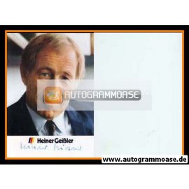 Autogramm Politik | CDU | Heiner GEISSLER | 1980er (Portrait Color)
