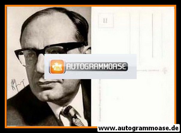 Autogramm Politik | CSU | Richard JAEGER | 1960er (Portrait SW)