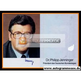 Autogramm Politik | CDU | Philipp JENNINGER | 1980er (Portrait Color)
