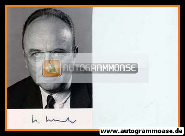 Autogramm Politik | CDU | Rupert SCHOLZ | 1980er Foto (Portrait SW) 1