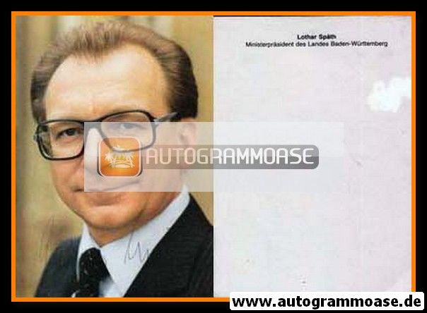 Autogramm Politik | CDU | Lothar SPÄTH | 1980er (Portrait Color)