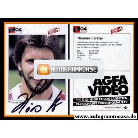Autogramm Fussball | Bayer Leverkusen | 1983 | Thomas HÖRSTER