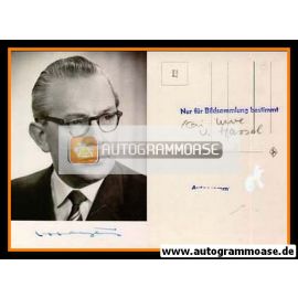 Autogramm Politik | CDU | Kai-Uwe VON HASSEL | 1960er (Portrait SW) 1
