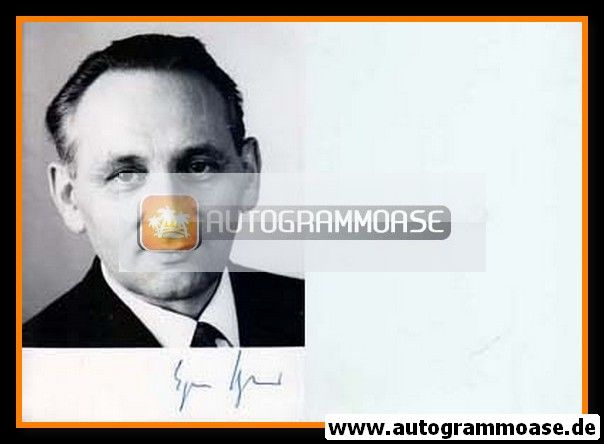 Autogramm Politik | SPD | Egon BAHR | 1970er (Portrait SW)