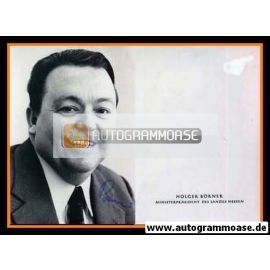 Autogramm Politik | SPD | Holger BÖRNER | 1970er (Portrait SW) 1