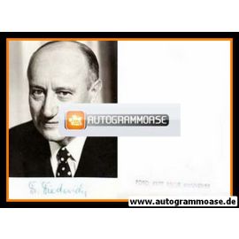 Autogramm Politik | SPD | Georg DIEDERICHS | 1960er (Portrait SW)