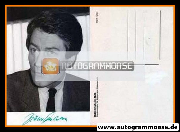 Autogramm Politik | SPD | Björn ENGHOLM | 1980er (Portrait SW)