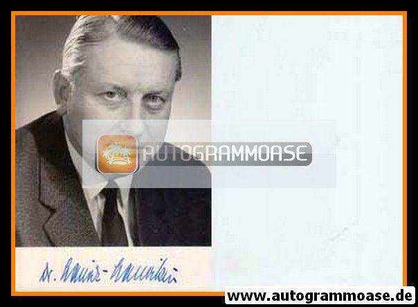 Autogramm Politik | SPD | Lauritz LAURITZEN | 1960er (Portrait SW)