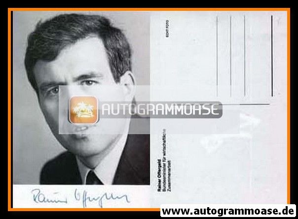 Autogramm Politik | SPD | Rainer OFFERGELD | 1970er (Portrait SW) 1