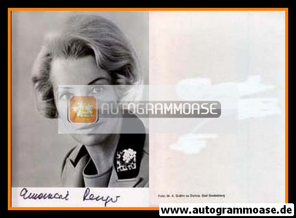 Autogramm Politik | SPD | Annemarie RENGER | 1960er (Portrait SW) 1