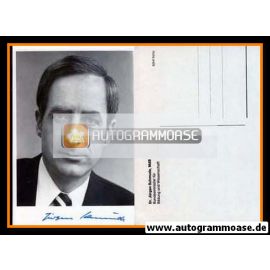 Autogramm Politik | SPD | Jürgen SCHMUDE | 1970er (Portrait SW)