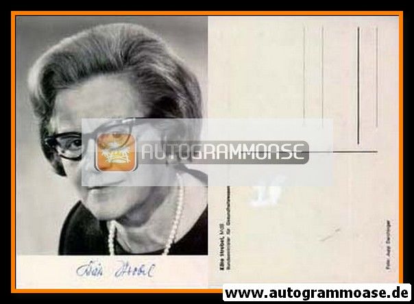 Autogramm Politik | SPD | Käte STROBEL | 1970er (Portrait SW)