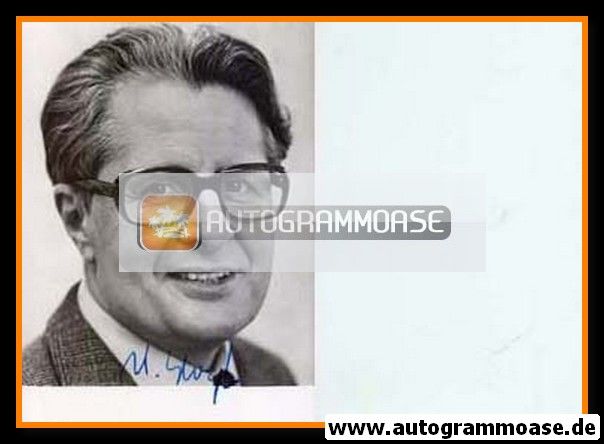 Autogramm Politik | SPD | Hans-Jochen VOGEL | 1970er (Portrait SW) 3