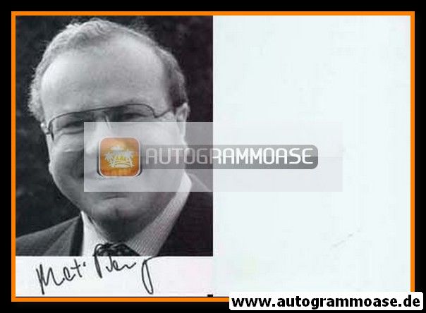 Autogramm Politik | FDP | Martin BANGEMANN | 1980er (Portrait SW) 1