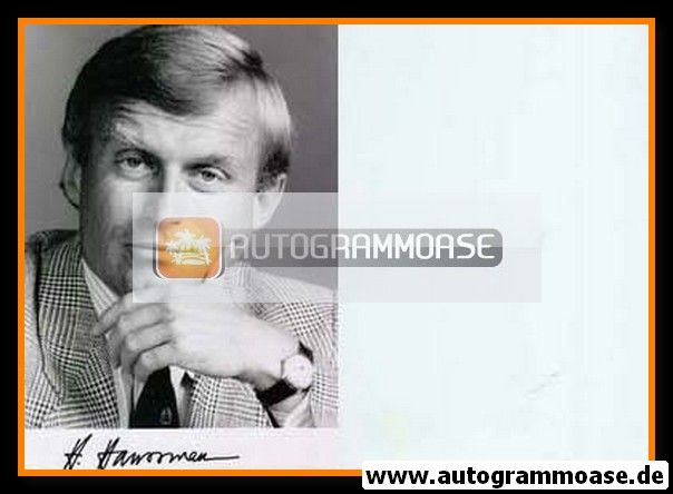 Autogramm Politik | FDP | Helmut HAUSSMANN | 1980er (Portrait SW)