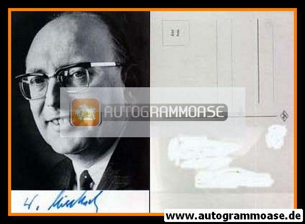 Autogramm Politik | FDP | Wolfgang MISCHNICK | 1970er (Portrait SW) 1