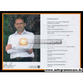 Autogramm Politik | CDU | Dieter ALTHAUS | 2000er (Portrait Color) Lebenslauf 3