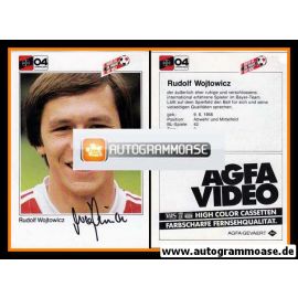 Autogramm Fussball | Bayer Leverkusen | 1983 | Rudolf WOJTOWICZ