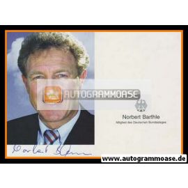 Autogramm Politik | CDU | Norbert BARTHLE | 2000er (Portrait Color)