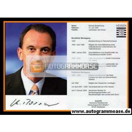 Autogramm Politik | CDU | Michael BODDENBERG | 2000er (Lebenslauf)