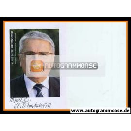 Autogramm Politik | CSU | Klaus Dieter BREITSCHWERT | 2000er (Portrait Color)