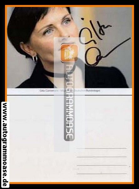 Autogramm Politik | CDU | Gitta CONNEMANN | 2000er (Portrait Color) 2