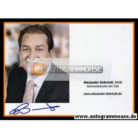 Autogramm Politik | CSU | Alexander DOBRINDT | 2000er Druck (Portrait Color)