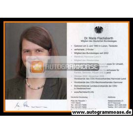 Autogramm Politik | CDU | Maria FLACHSBARTH | 2000er (Portrait Color)