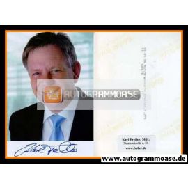 Autogramm Politik | CSU | Karl FRELLER | 2000er Foto (Portrait Color)