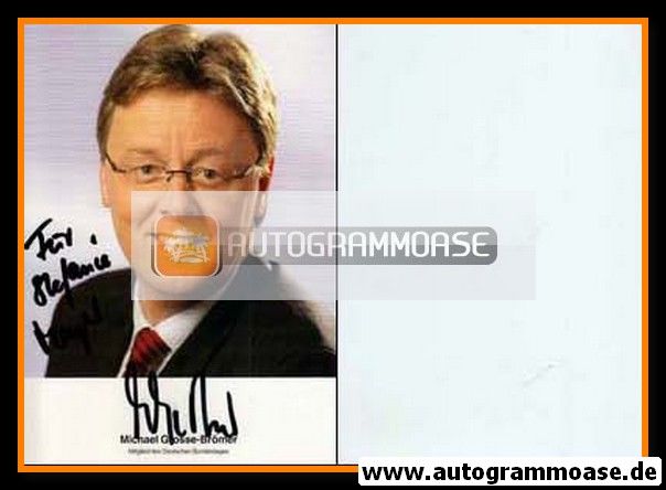 Autogramm Politik | CDU | Michael GROSSE-BRÖMER | 2000er (Portrait Color)