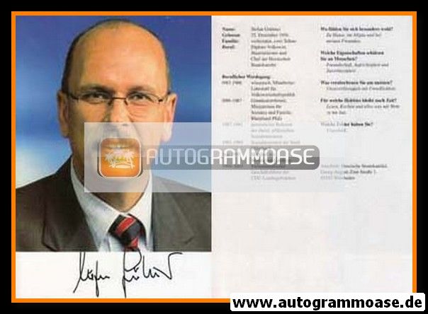 Autogramm Politik | CDU | Stefan GRÜTTNER | 2000er (Lebenslauf) 1