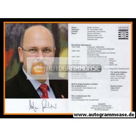 Autogramm Politik | CDU | Stefan GRÜTTNER | 2000er (Lebenslauf) 2