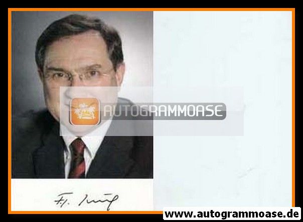 Autogramm Politik | CDU | Franz Josef JUNG | 2000er (Portrait Color)