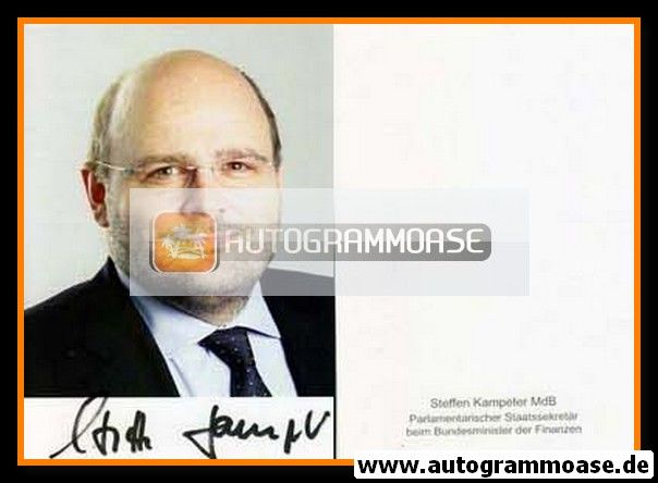 Autogramm Politik | CDU | Steffen KAMPETER | 2000er (Portrait Color)