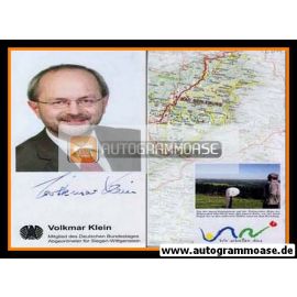 Autogramm Politik | CDU | Volkmar KLEIN | 2000er (Klappkarte)