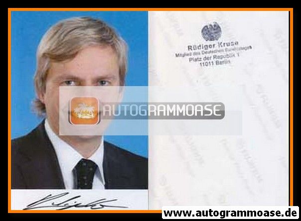 Autogramm Politik | CDU | Rüdiger KRUSE | 2000er Foto (Portrait Color)