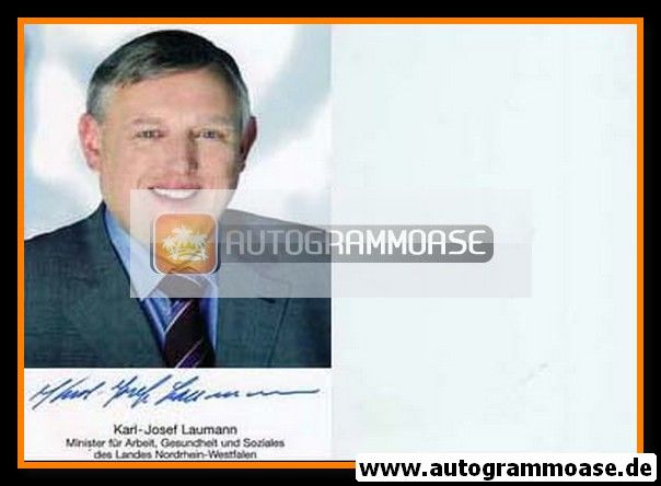 Autogramm Politik | CDU | Karl-Josef LAUMANN | 2000er (Portrait Color)