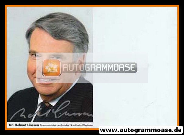 Autogramm Politik | CDU | Helmut LINSSEN | 2000er (Portrait Color) 