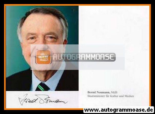 Autogramm Politik | CDU | Bernd NEUMANN | 2000er Foto (Portrait Color)