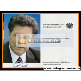 Autogramm Politik | CSU | Eduard OSWALD | 2000er (Portrait Color) 2