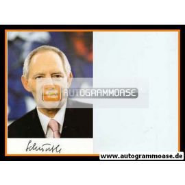 Autogramm Politik | CDU | Wolfgang SCHÄUBLE | 2000er (Portrait Color)