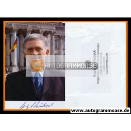 Autogramm Politik | CDU | Georg SCHIRMBECK | 2000er Foto (Portrait Color)