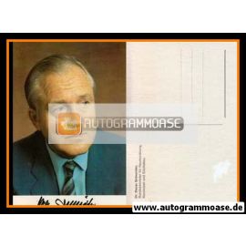 Autogramm Politik | CSU | Oscar SCHNEIDER | 1980er (Portrait Color) 1