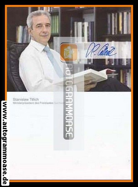 Autogramm Politik | CDU | Stanislaw TILLICH | 2000er (Portrait Color) 2