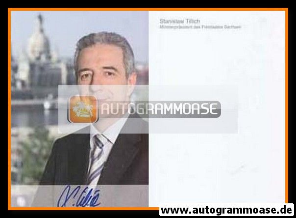 Autogramm Politik | CDU | Stanislaw TILLICH | 2000er (Portrait Color) 3